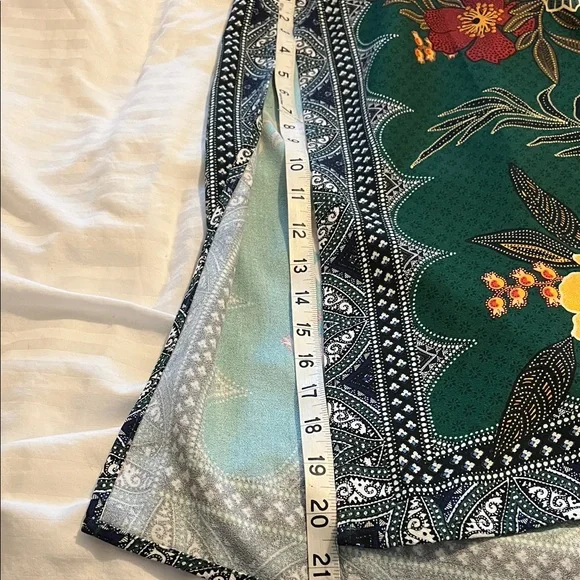 Floral Green Maxi Dress - Picture 11 of 12